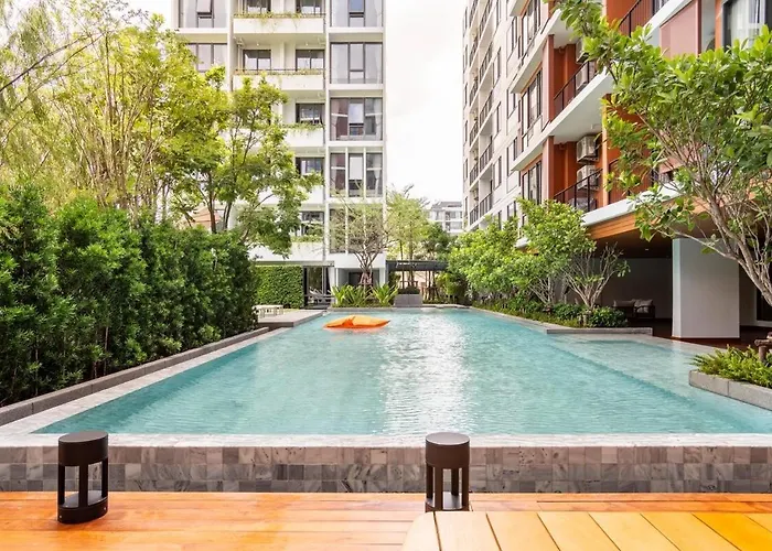 1br Luxury Queen In Sukhumvit,bts And Shuttle Bus Service 3* 曼谷