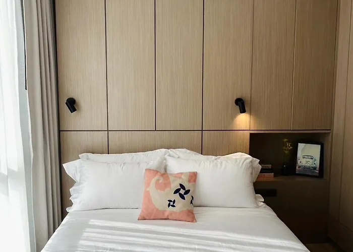 招待所 1br Luxury Queen In Sukhumvit,bts And Shuttle Bus Service