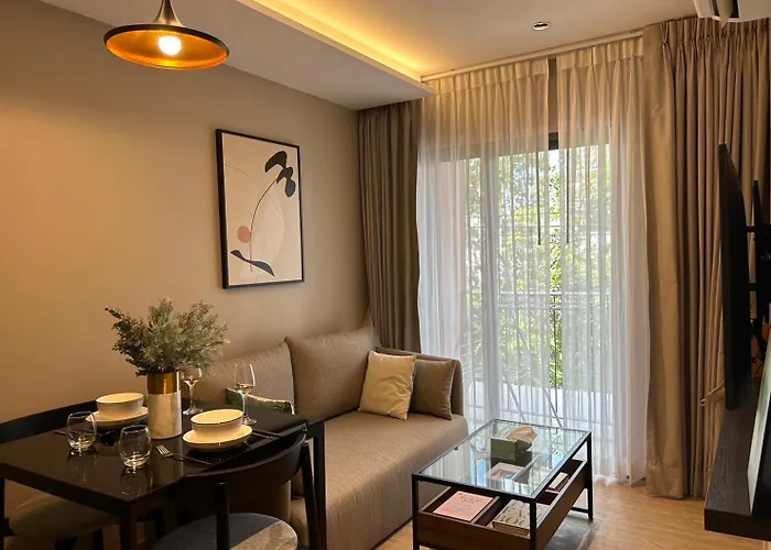 1br Luxury Queen In Sukhumvit,bts And Shuttle Bus Service 招待所