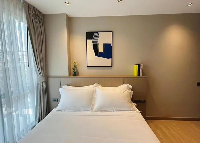 1br Luxury Queen In Sukhumvit,bts And Shuttle Bus Service 曼谷